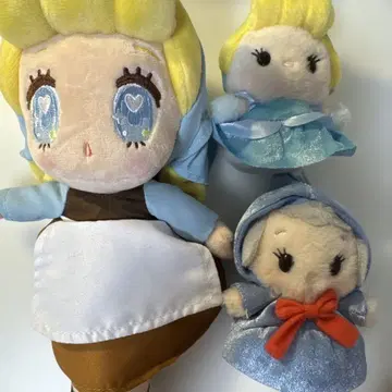 신데렐라 tiny 봉제 인형 울어  페어리마더