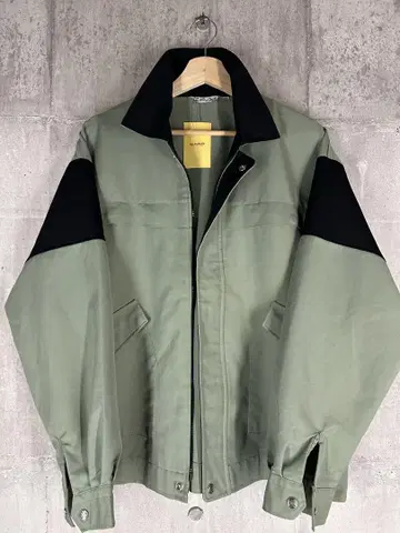 New Look 블루종 워크 자켓 LL 올리브 그린 블랙