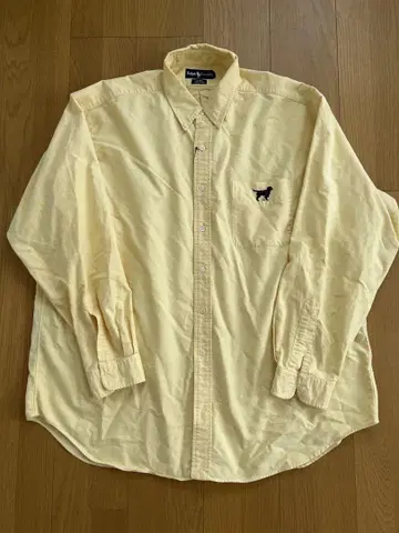Ralph Lauren 긴팔 셔츠 크림색