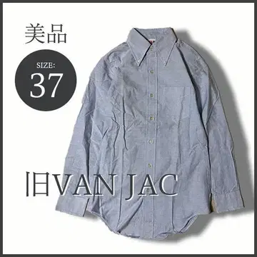 구 VAN JAC 밴 재킷 BD 옥스 셔츠 색스 블루 미사용