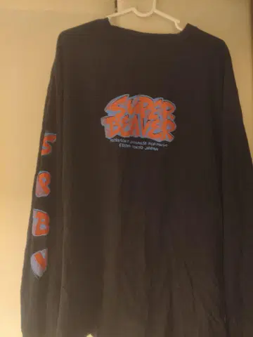SUPER BEAVER 긴팔 T셔츠 블랙