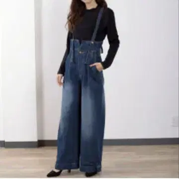 데님 살로펫 오버롤