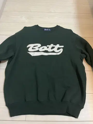 Bott 다크 그린 맨투맨 L