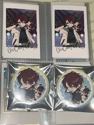 곳쨩 마이키 캔뱃지 폴라로이드풍 카드 세트