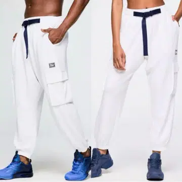 ZUMBA WEAR 화이트 조거 팬츠