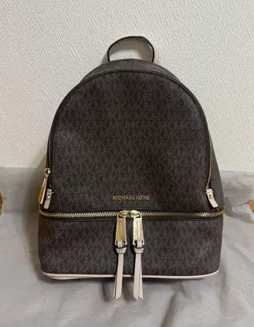 MICHEAL KORS 백팩 핑크 x 브라운
