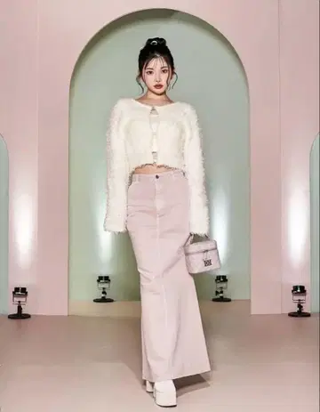 이번 주 처분 Darich 컬러 데님 롱 스커트 PK