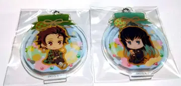 귀멸의 칼날 토지코레 쿠키 아크릴 키체인 2세트