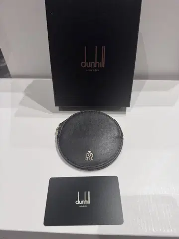 던힐 dunhill 블랙 가죽 코인 케이스
