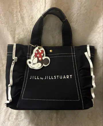[ JILL by JILLSTUART ] 미니 토트백 참 부착 블랙