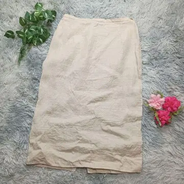 [ Herno ] 타이트 롱 스커트 백 슬릿 (44) 베이지
