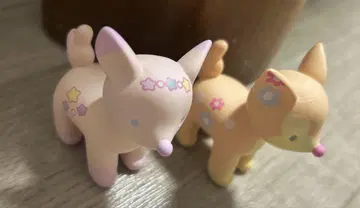 FLAFFY HOUSE 피규어 아기 사슴 2개 세트