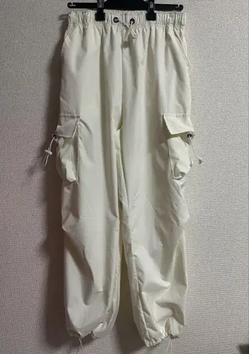 카고 팬츠 화이트