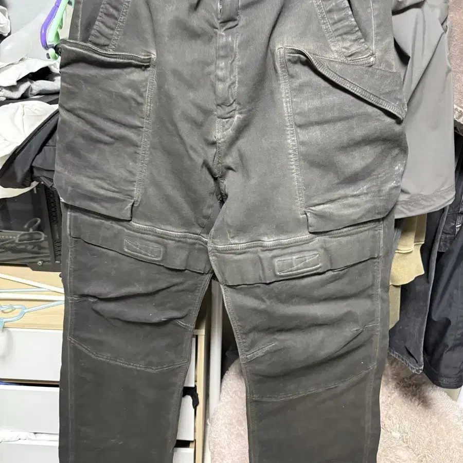 ◆SATUR◆ Torino cargo string chino pants glossy mint SA23SS SATUR | 세터 Satur Torino Cargo String Chino Pants Glossy