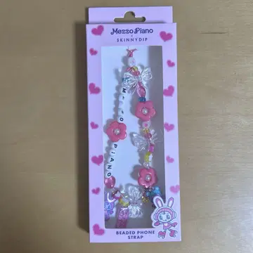 [ 미개봉 새상품 ] 스키니딥 메조피아노 베리에짱 비즈 폰 스트랩