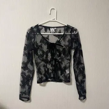 X-giri BUTTERFLY LACE CARDIGAN