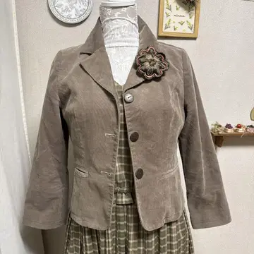 새상품급 호코모모라 코듀로이 자켓