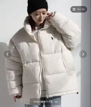 U.S. POLO ASSN. 오버 사이즈 다운 자켓