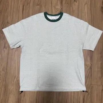 BONBON 드로우 스트링 보더 T white S 사이즈