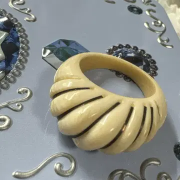 천연 소재 반지 K14