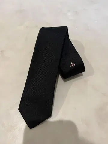 DSQUARED2 블랙 넥타이 실크