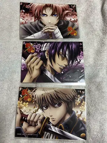 은혼 점프 페스타 2010 한정 생 브로마이드 3종 세트