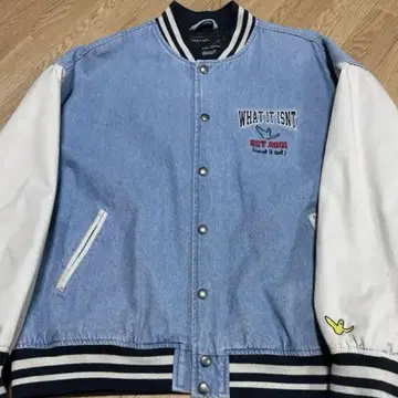 MARK GONZALES 데님 바시티 자켓