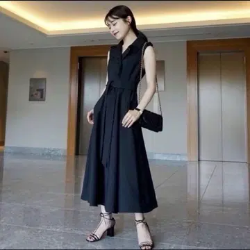 새상품 택 포함 L'Or Sleeveless Coat Dress
