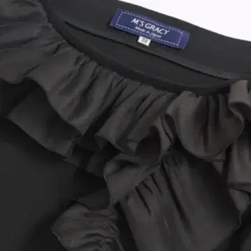 엠즈 그레이시 옷깃 프릴 고급 티셔츠