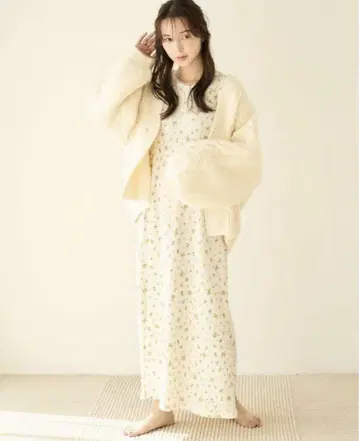 IVR SNIDEL HOME x 신키 유코 자카드 머메이드 원피스