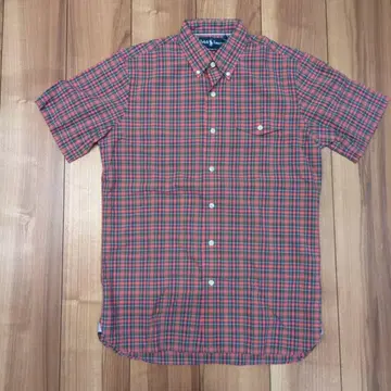 Ralph Lauren 체크 무늬 반팔 셔츠 S