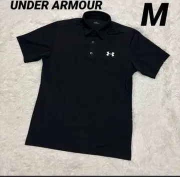 [새상품급] UNDER ARMOUR 언더아머 반팔 피케 셔츠 M 블랙