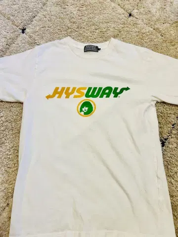 HYSTERIC HYSWAY 티셔츠 S 사이즈 화이트