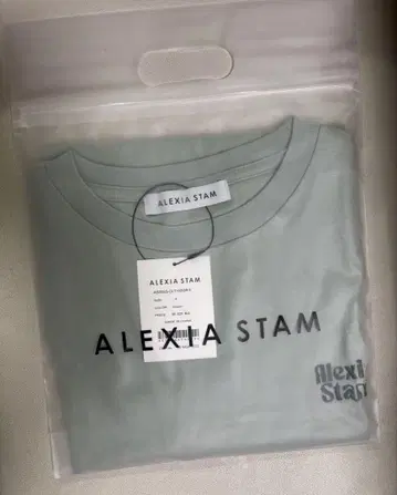 ALEXIA STAM 반팔 티셔츠 민트 그린