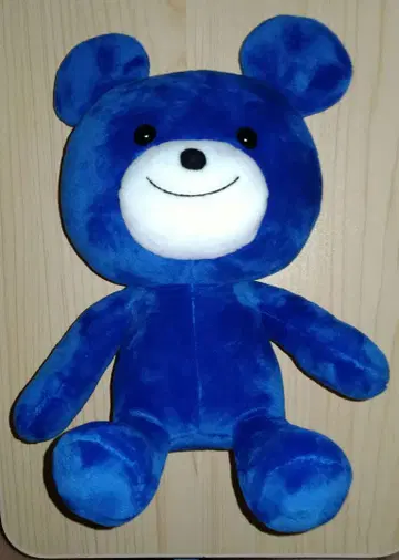 부르봉 쁘띠 곰 봉제 인형 블루