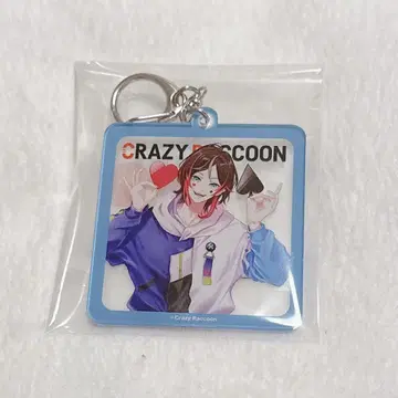 crazy raccoon CR 우루카 프레임 키체인