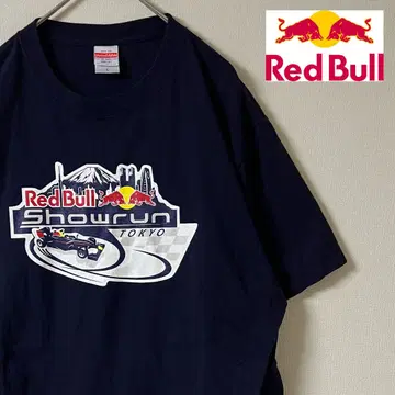 Red Bull/프린트 티셔츠/L/네이비