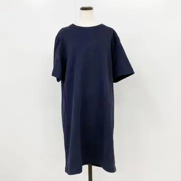 JIL SANDER NAVY 질 샌더 반팔 원피스 네이비 L 사이즈