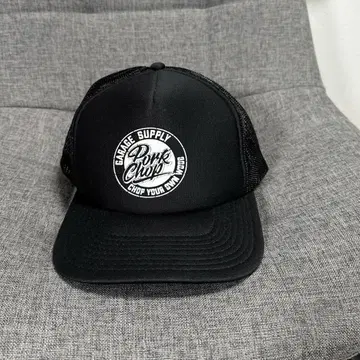 PORKCHOP 메쉬 캡 블랙 챌린저