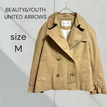 숏 트렌치코트 BEAUTY&YOUTH 스프링 코트 M