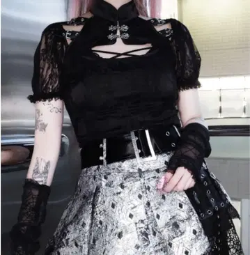 BLOOD SUPPLY / Goddess-Tops [BLK]