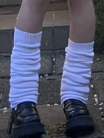 화이트 루즈 삭스 180cm 사용감 있음