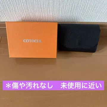 [새상품급] [COTOCUL] 컴팩트 미니 지갑 천연 가죽 도쿄 가죽