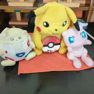 레트로 포켓몬 봉제 인형 세트 높이 약 20cm