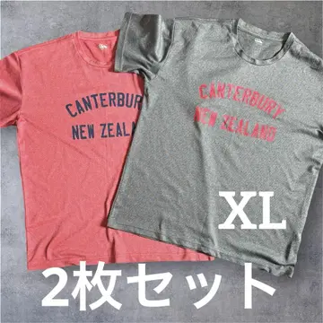 canterbury 캔터베리 티셔츠 2매 세트 속건성 [XL]