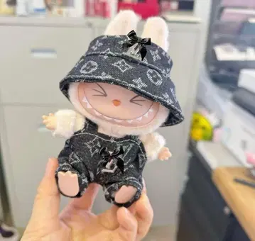 labubu 라부부 봉제인형 옷 오버롤 2종 세트