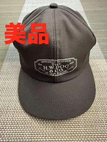 H.W.DOG & CO. 트래커 캡 브라운 38