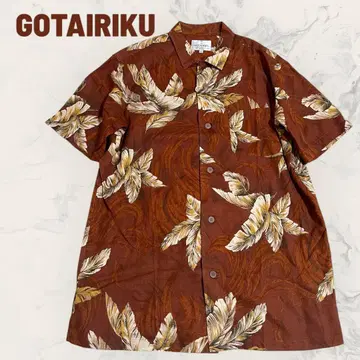 [ GOTAIRIKU ] SPORTS 알로하 셔츠 보타니컬 온워드 일본제