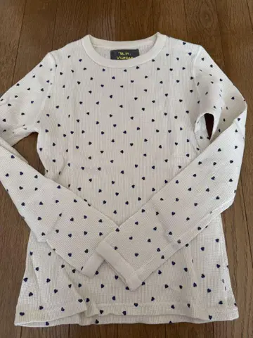 RH Vintage/ronherman 써멀 하트 무늬 상의