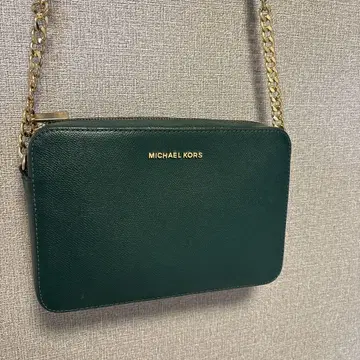 MICHAEL KORS 다크 그린 숄더백